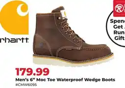 Runnings Carhartt Men's 6 Moc Toe Waterproof Wedge Boots offer