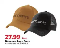 Runnings Carhartt Dunmore Logo Caps offer