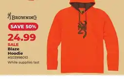 Runnings Browning Blaze Hoodie offer