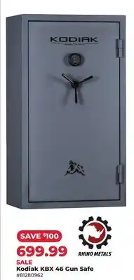 Runnings Kodiak KBX 46 Gun Safe offer