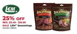 Runnings LEM Seasonings offer