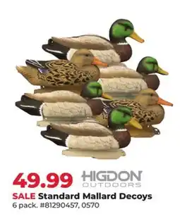 Runnings Higdon Standard Mallard Decoys offer