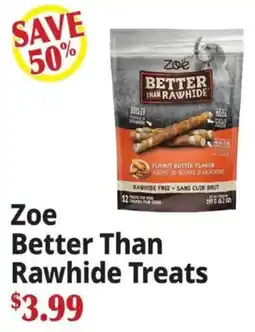 Ocean State Job Lot Zoe Better Than Rawhide Treats offer