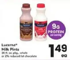 ACME Lucerne milk pints offer