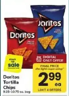 ACME Doritos Tortilla Chips offer