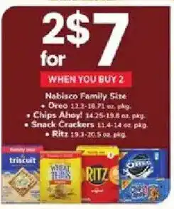 ACME Nabisco Family Size offer