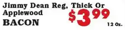 Foodland Jimmy Dean bacon offer