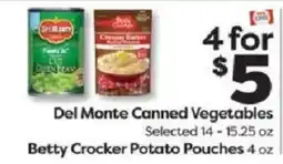 Weis Markets Del Monte Canned Vegetables offer