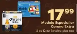 Weis Markets Modelo Especial or Corona Extra offer