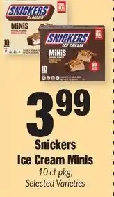 Sentry Snickers Ice Cream Minis offer