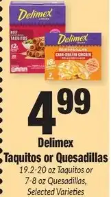 Sentry Delimex Taquitos or Quesadillas offer