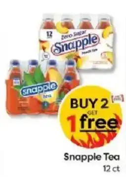 Weis Markets Snapple Tea offer