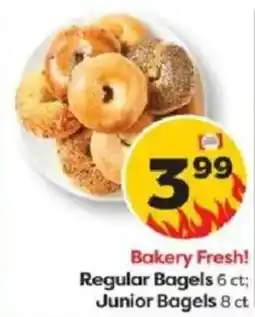 Weis Markets Bakery Fresh! Regular Bagels Junior Bagels offer