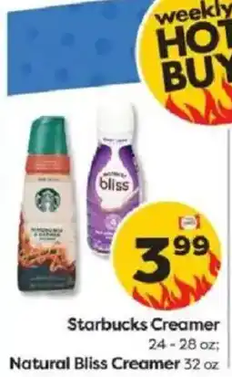 Weis Markets Starbucks Creamer offer
