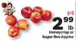 Weis Markets Sugar Bee Honeycrisp or Sugar Bee Apples offer