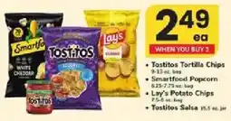 ACME Tostitos Tortilla Chips, Smartfood Popcorn, Lay's Potato Chips, Tostitos Salsa offer