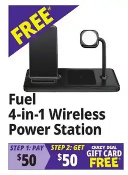 Ocean State Job Lot Fuel 4-in-1 Wireless Power Station offer