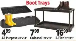 Ocean State Job Lot Boot Trays offer
