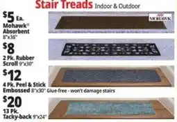 Ocean State Job Lot Mohawk absorbent stair treads offer