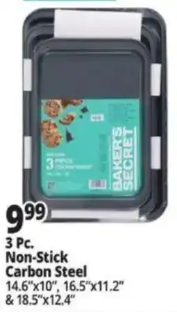 Ocean State Job Lot Baker's Secret non-stick carbon steel cookie sheet offer