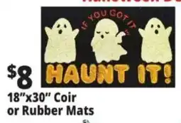 Ocean State Job Lot Haunt It Coir or Rubber Mats offer
