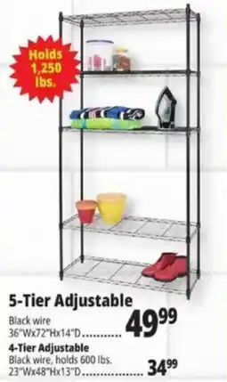 Ocean State Job Lot 5-Tier Adjustable offer