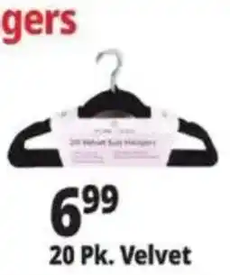 Ocean State Job Lot Rogers 20 Velvet Suit Hangers offer