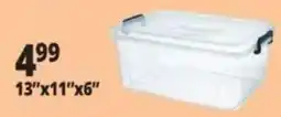 Ocean State Job Lot Clear plastic storage container offer