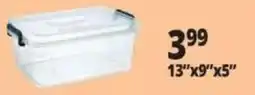 Ocean State Job Lot Clear plastic storage container offer