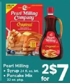 ACME Pearl Milling pancake mix and syrup offer