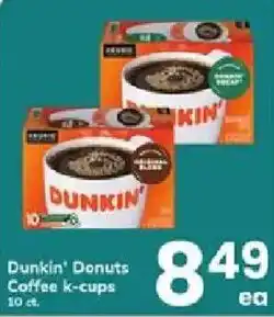 ACME Dunkin' Donuts Coffee k-cups offer