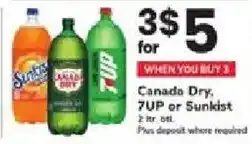 ACME Canada Dry, 7UP or Sunkist offer