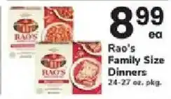 Rao's Family Size Dinners