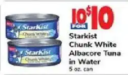 ACME Starkist Chunk White Albacore Tuna in Water offer