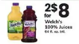 ACME Welch's 100% Juices offer