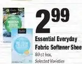 Sentry Essential Everyday Fabric Softener Sheet offer