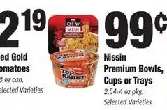Sentry Nissin Premium Bowls, Cups or Trays offer
