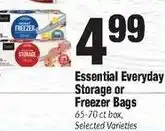Sentry Essential Everyday Storage or Freezer Bags offer