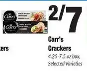 Sentry Carr's Crackers offer