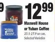 Sentry Maxwell House or Yuban Coffee offer