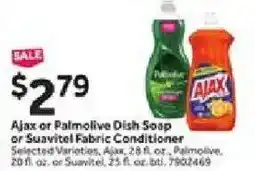 Stop&Shop Ajax or Palmolive Dish Soap or Suavitel Fabric Conditioner offer