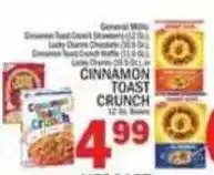 C Town General Mills Cinnamon Toast Crunch offer