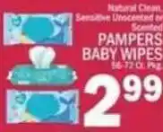 C Town Pampers baby wipes offer
