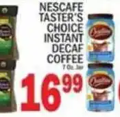 C Town Nescafe taster's choice instant decaf coffee offer