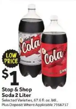Stop&Shop Stop & Shop Soda offer