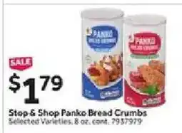 Stop&Shop Stop & Shop Panko Bread Crumbs offer
