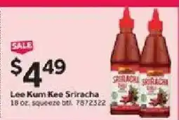 Stop&Shop Lee Kum Kee Sriracha offer