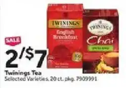 Stop&Shop Twinings Tea offer