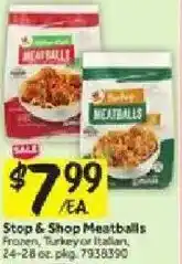Stop&Shop Stop & Shop Meatballs offer