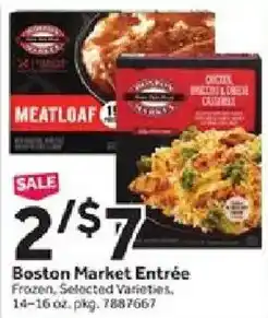 Stop&Shop Boston Market Entrée offer